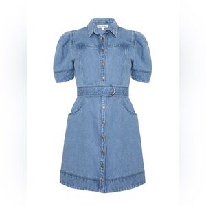 Hunter Bell Robinson Denim Belted Dress